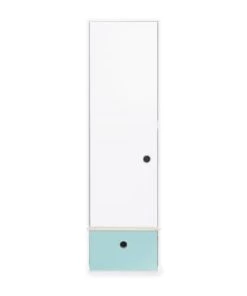 Wookids Armoires Enfant Armoire 1 Porte Façade Tiroir Prune -Armoires enfant Soldes armoire 1 porte facade tiroir bleu ciel 13