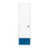 Wookids Armoires Enfant Armoire 1 Porte Façade Tiroir Bleu Marine