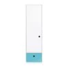 Wookids Armoires Enfant Armoire 1 Porte Façade Tiroir Bleu Paradis
