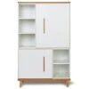 Wookids Armoires Enfant Armoire 147cm 2 Portes Blanc