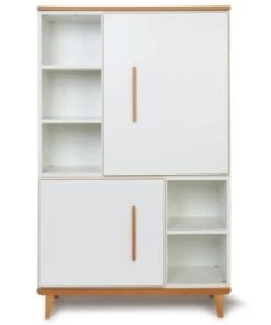 Wookids Armoires Enfant Armoire 147cm 2 Portes Blanc -Armoires enfant Soldes armoire 147cm 2 portes blanc 6