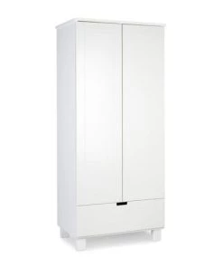 Klups Armoires Enfant Armoire 2 Portes 1 Tiroir Blanc