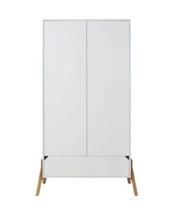 Bellamy Armoires Enfant Armoire 2 Portes 1 Tiroir Blanc