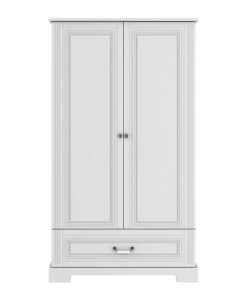 Bellamy Armoires Enfant Armoire 2 Portes 1 Tiroir Blanc -Armoires enfant Soldes armoire 2 portes 1 tiroir blanc 6