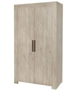 Altobuy Armoires Enfant Armoire 2 Portes 118cm Aspect Bois Clair