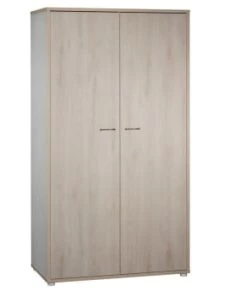 Sauthon Armoires Enfant Armoire 2 Portes 188x56x103cm Beige -Armoires enfant Soldes armoire 2 portes 188x56x103cm beige 4