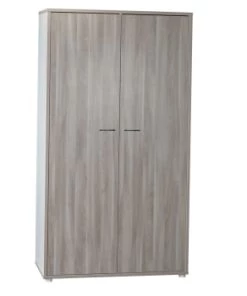 Sauthon Armoires Enfant Armoire 2 Portes 188x56x103cm Beige -Armoires enfant Soldes armoire 2 portes 188x56x103cm gris fonce 6