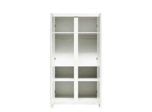 Bopita Armoires Enfant Armoire 2-portes Avec Rainures Blanc En MDF Et Panneaux De Particules 4 Bopita Armoires Enfant Armoire 2-portes Avec Rainures Blanc En MDF Et Panneaux De Particules – Image 2