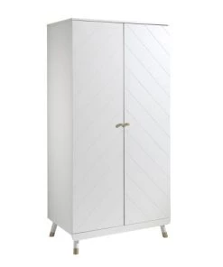 Vipack Armoires Enfant Armoire 2 Portes Blanc