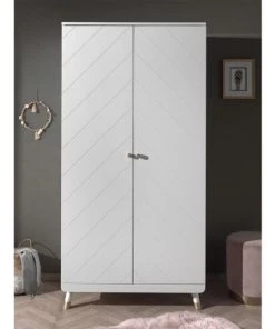 Vipack Armoires Enfant Armoire 2 Portes Blanc -Armoires enfant Soldes armoire 2 portes blanc 26