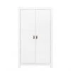 Bopita Armoires Enfant Armoire 2-portes Blanc En MDF Et Panneaux De Particules