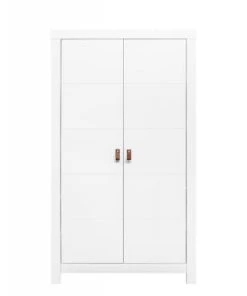 Bopita Armoires Enfant Armoire 2-portes Blanc En MDF Et Panneaux De Particules