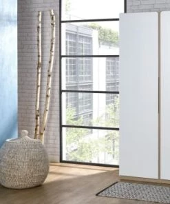 Nateo Concept Armoires Enfant Armoire 2 Portes Blanc Et Chêne Clair 8 Nateo Concept Armoires Enfant Armoire 2 Portes Blanc Et Chêne Clair -Armoires enfant Soldes armoire 2 portes blanc et chene clair 2