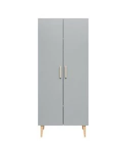 Bopita Armoires Enfant Armoire 2 Portes Blanc Gris 8 Bopita Armoires Enfant Armoire 2 Portes Blanc Gris -Armoires enfant Soldes armoire 2 portes blanc gris 1