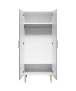Bopita Armoires Enfant Armoire 2 Portes Blanc Gris 9 Bopita Armoires Enfant Armoire 2 Portes Blanc Gris -Armoires enfant Soldes armoire 2 portes blanc gris 2