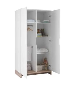 Galipette Armoires Enfant Armoire 2 Portes Blanc Naturel -Armoires enfant Soldes armoire 2 portes blanc naturel 10