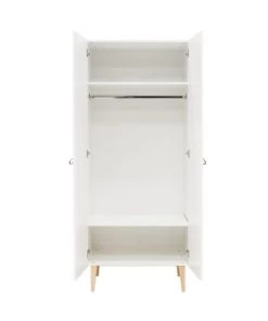 Bopita Armoires Enfant Armoire 2 Portes Blanc Naturel Naturel -Armoires enfant Soldes armoire 2 portes blanc naturel naturel 2