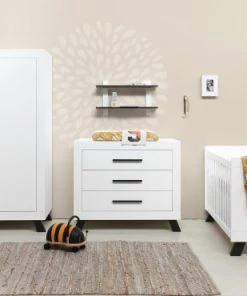 Bopita Armoires Enfant Armoire 2-portes Blanc/noir En MDF, Panneaux De Particules Et Hêtre 9 Bopita Armoires Enfant Armoire 2-portes Blanc/noir En MDF, Panneaux De Particules Et Hêtre -Armoires enfant Soldes armoire 2 portes blanc noir en mdf panneaux de particules et hetre 3