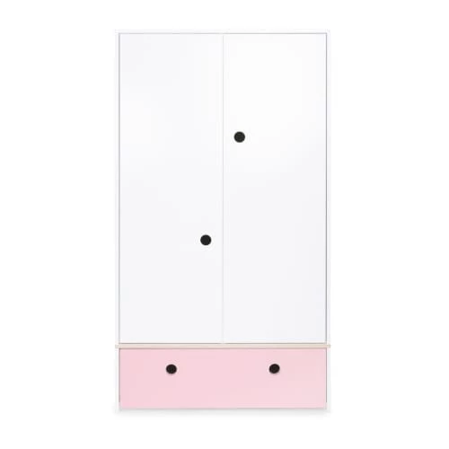 Wookids Armoires Enfant Armoire 2 Portes Façade Tiroir Rose Pastel 3 Wookids Armoires Enfant Armoire 2 Portes Façade Tiroir Rose Pastel