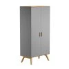 Vox Armoires Enfant Armoire 2 Portes Gris