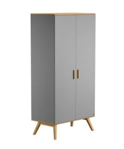 Vox Armoires Enfant Armoire 2 Portes Gris