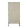 Quax Armoires Enfant Armoire 2 Portes Gris -Armoires enfant Soldes armoire 2 portes gris