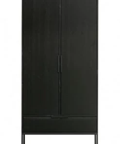 Woood Armoires Enfant Armoire 2 Portes Gris -Armoires enfant Soldes armoire 2 portes gris 5