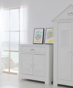 Pinio Armoires Enfant Armoire 2 Portes Haute Blanc -Armoires enfant Soldes armoire 2 portes haute blanc 2