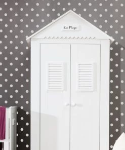 Pinio Armoires Enfant Armoire 2 Portes Haute Blanc -Armoires enfant Soldes armoire 2 portes haute blanc 3