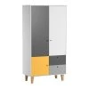 Vox Armoires Enfant Armoire 2 Portes Jaune