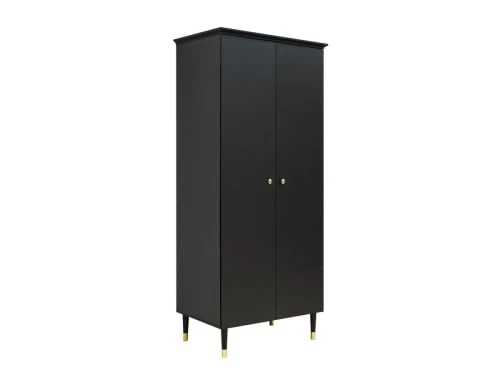 Bopita Armoires Enfant Armoire 2-portes Noir Mat En MDF Et Panneaux De Particules 5 Bopita Armoires Enfant Armoire 2-portes Noir Mat En MDF Et Panneaux De Particules – Image 3