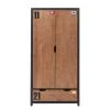 Vipack Armoires Enfant Armoire 2 Portes Noir Naturel