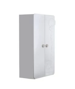 Terre De Nuit Armoires Enfant Armoire 2 Portes Ours Teddy 57cm
