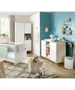 Sauthon Armoires Enfant Armoire 3 Portes 1 Niche 199x56x101cm Blanc 8 Sauthon Armoires Enfant Armoire 3 Portes 1 Niche 199x56x101cm Blanc -Armoires enfant Soldes armoire 3 portes 1 niche 199x56x101cm blanc 2