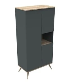 Sauthon Original Armoires Enfant Armoire 3 Portes 1 Niche 209x101x57cm Jaune -Armoires enfant Soldes armoire 3 portes 1 niche 209x101x57cm gris 6