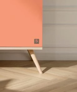 Sauthon Original Armoires Enfant Armoire 3 Portes 1 Niche 209x101x57cm Orange -Armoires enfant Soldes armoire 3 portes 1 niche 209x101x57cm orange 3