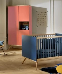 Sauthon Original Armoires Enfant Armoire 3 Portes 1 Niche 209x101x57cm Orange -Armoires enfant Soldes armoire 3 portes 1 niche 209x101x57cm orange 4