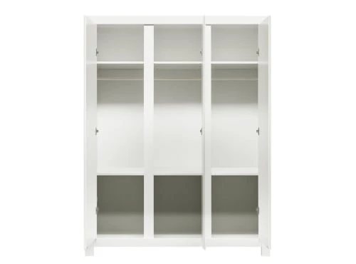 Bopita Armoires Enfant Armoire 3-portes Avec Rainures Blanc En MDF Et Panneaux De Particules 4 Bopita Armoires Enfant Armoire 3-portes Avec Rainures Blanc En MDF Et Panneaux De Particules – Image 2