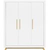Bopita Armoires Enfant Armoire 3 Portes Blanc