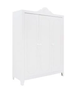Bopita Armoires Enfant Armoire 3 Portes Blanc