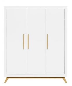 Bopita Armoires Enfant Armoire 3 Portes Blanc
