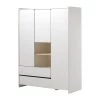 Vipack Armoires Enfant Armoire 3 Portes Blanc -Armoires enfant Soldes armoire 3 portes blanc 32