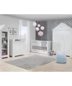 Pinio Armoires Enfant Armoire 3 Portes Blanc -Armoires enfant Soldes armoire 3 portes blanc 39