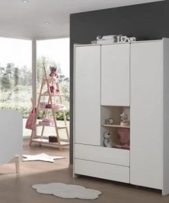 Vipack Armoires Enfant Armoire 3 Portes Blanc -Armoires enfant Soldes armoire 3 portes blanc 48