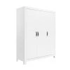 Bopita Armoires Enfant Armoire 3 Portes Blanc