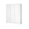 Pinio Armoires Enfant Armoire 3 Portes Blanc