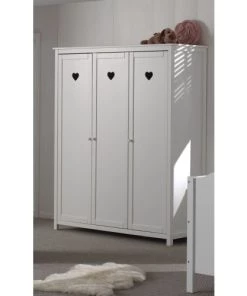 Vipack Armoires Enfant Armoire 3 Portes Blanc -Armoires enfant Soldes armoire 3 portes blanc 59