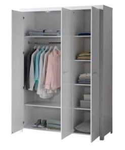 Vipack Armoires Enfant Armoire 3 Portes Blanc -Armoires enfant Soldes armoire 3 portes blanc 72