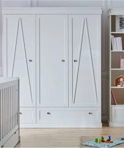 Pinio Armoires Enfant Armoire 3 Portes Blanc -Armoires enfant Soldes armoire 3 portes blanc 76