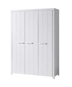Vipack Armoires Enfant Armoire 3 Portes Blanc